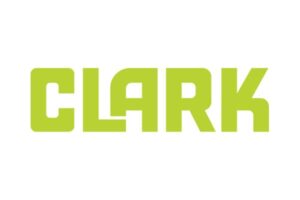 Logo Clark, une marque de chariots élévateurs, gerbeurs, transpalettes, chariots préparateurs de commandes