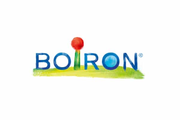 Logo de la société Boiron sous fond blanc