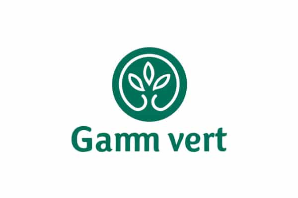 Logo de la société Gamm Vert sous fond blanc