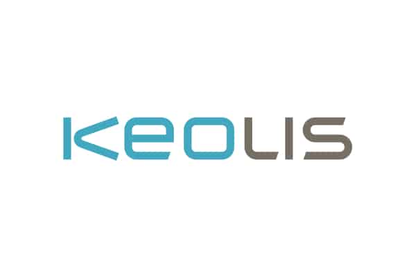 Logo de la société Keolis sous fond blanc